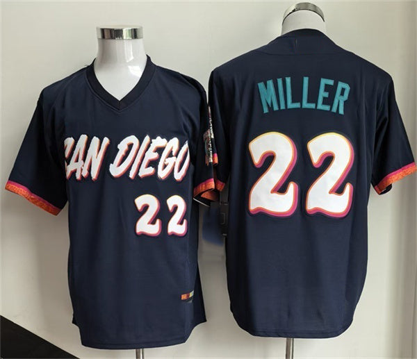 San Diego Padres #22 Mason Miller Obsidian RONA 2026 City Connect Stadium Stitched Jersey