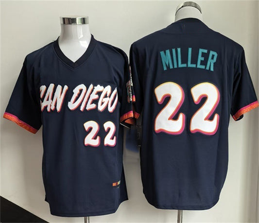 San Diego Padres #22 Mason Miller Obsidian RONA 2026 City Connect Stadium Stitched Jersey