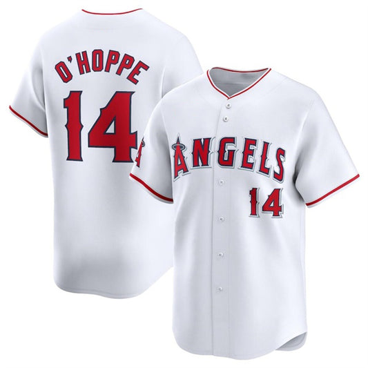 Los Angeles Angels #14 Logan O'Hoppe White RONA Home Limited Stitched Jersey