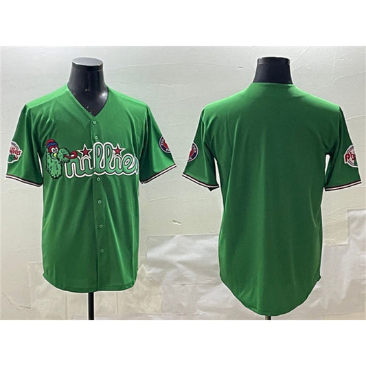 Philadelphia Phillies Blank Green RONA Phanatic Limited Stitched Jersey 2