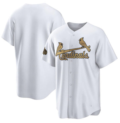 St. Louis Cardinals Blank White RONA 2022 All-Star Cool Base Stitched Jersey