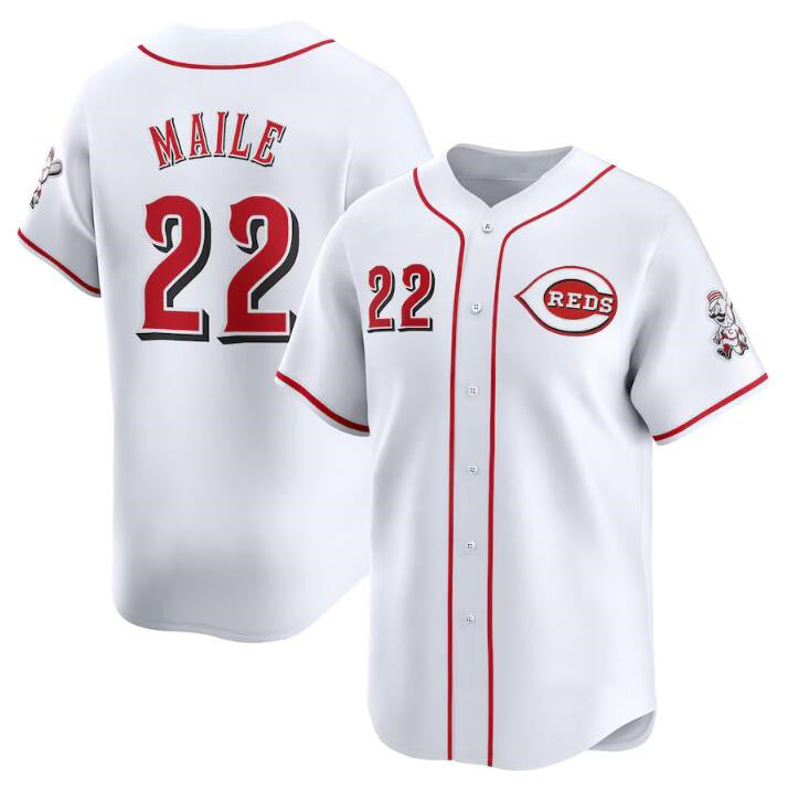 Cincinnati Reds #22 Luke Maile White RONA Home Limited Stitched Jersey