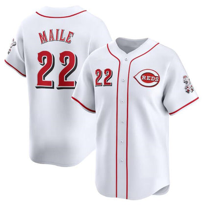 Cincinnati Reds #22 Luke Maile White RONA Home Limited Stitched Jersey
