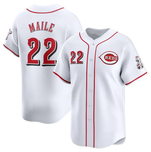 Cincinnati Reds #22 Luke Maile White RONA Home Limited Stitched Jersey