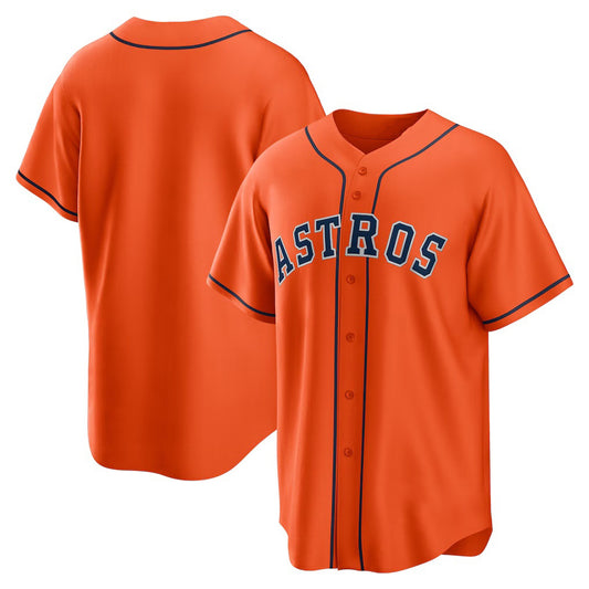 Houston Astros Orange RONA Alternate Replica Team Jersey