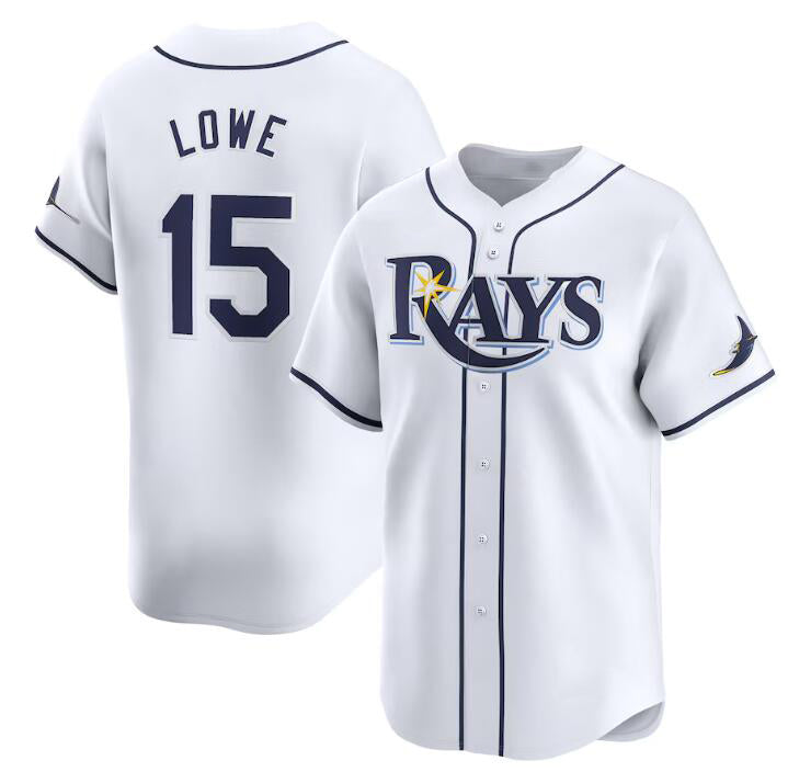 Tampa Bay Rays #15 Josh Lowe White RONA Home Limited Stitched Jersey