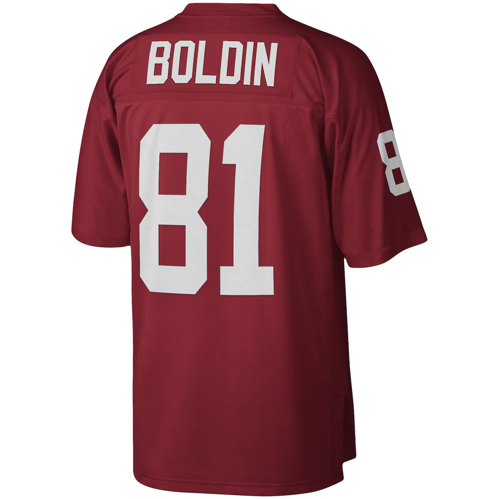 A.Cardinals #81 Anquan Boldin Mitchell & Ness Cardinal RONA Legacy Replica Jersey