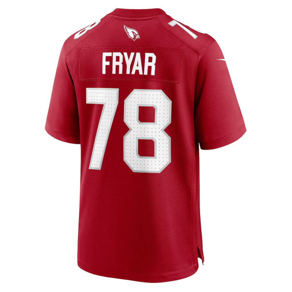 A.Cardinals #78 Josh Fryar Cardinal RONA Team Game Jersey
