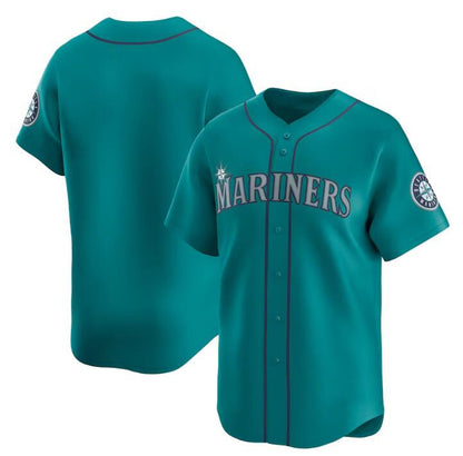 Seattle Mariners Blank Aqua RONA Alternate Limited Stitched jersey