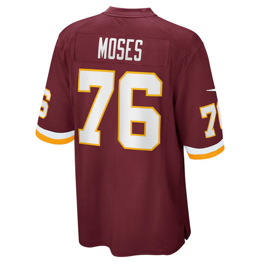 W.Football Team #76 Morgan Moses Burgundy RONA Game Player Jersey