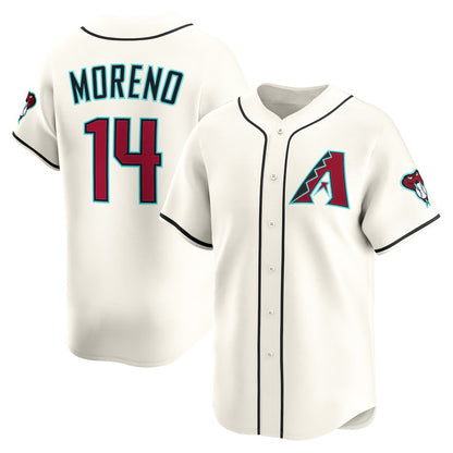 Arizona Diamondbacks #14 Gabriel Moreno Cream RONA Home Limited Player Jersey