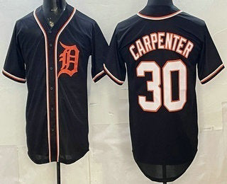 Detroit Tigers #30 Kerry Carpenter 2026 Black RONA Fashion Cool Base Jersey
