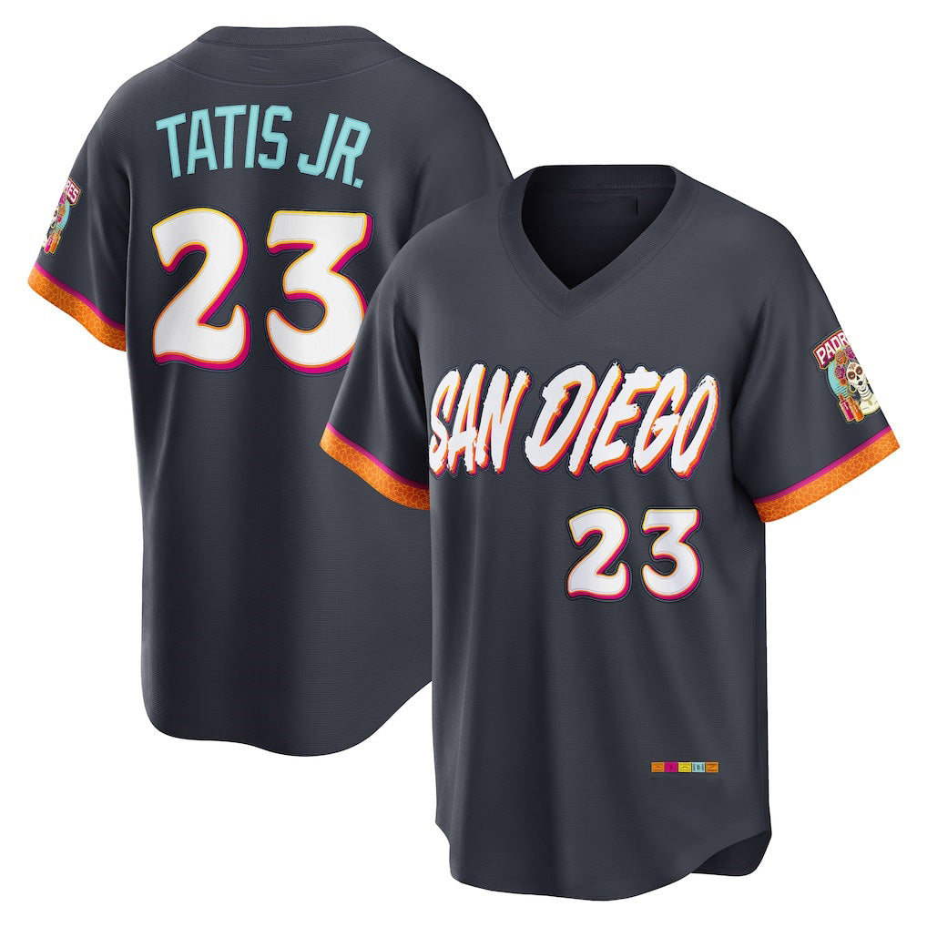 San Diego Padres #23 Fernando Tatis Jr. Obsidian RONA 2026 City Connect Stadium Jersey