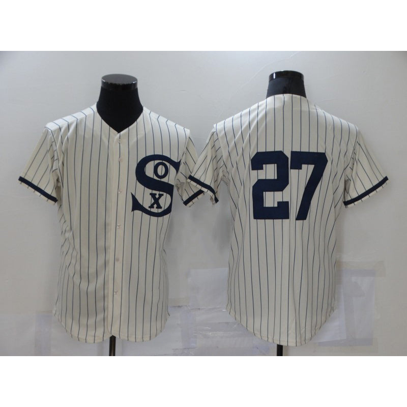 Chicago White Sox #27 Lucas Giolito 2021 Cream Navy RONA Field of Dreams Flex Base Stitched Jersey