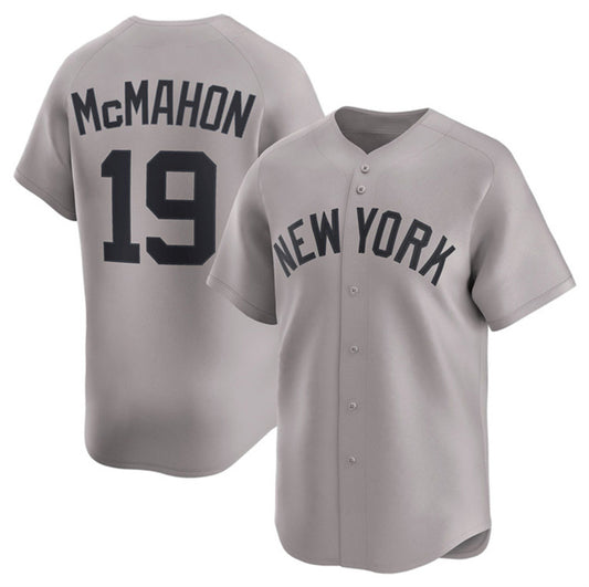 New York Yankees #19 Ryan McMahon Grey RONA 2025 Limited Stitched Jersey