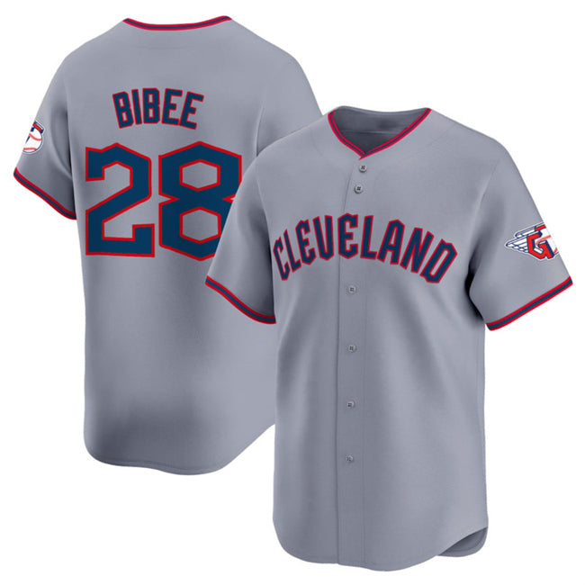 Cleveland Guardians #28 Tanner Bibee Gray RONA 2025 Alternate Limited Stitched Jersey