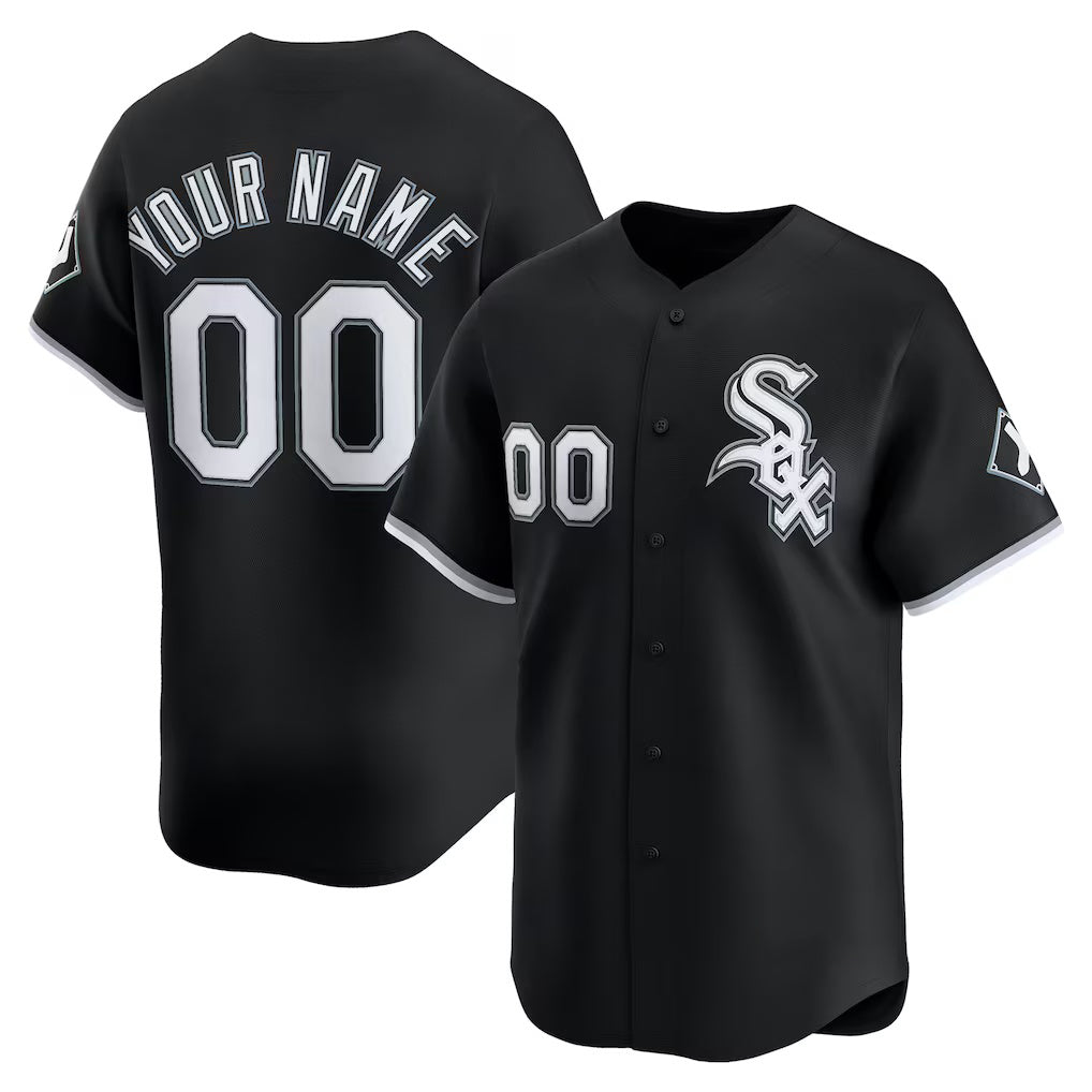 Custom Chicago White Sox Black RONA Alternate Limited Jersey