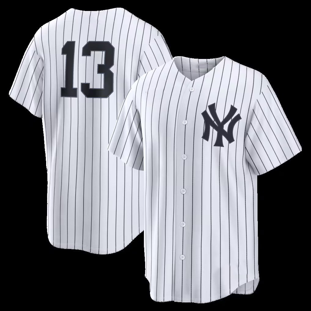 New York Yankees #13 Jazz Chisholm Jr. White RONA Home Replica Jersey 2