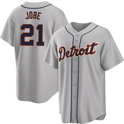 Detroit Tigers #21 Jackson Jobe Gray RONA Cool Base Stitched Jersey