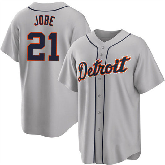 Detroit Tigers #21 Jackson Jobe Gray RONA Cool Base Stitched Jersey