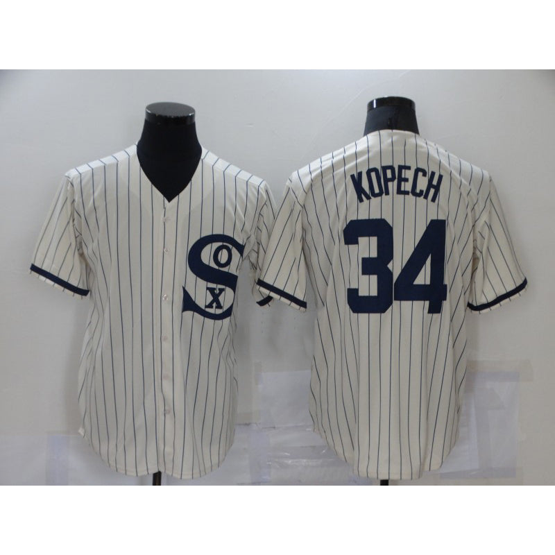 Chicago White Sox #34 Michael Kopech 2021 Cream RONA Field of Dreams Name Cool Base Stitched Jersey