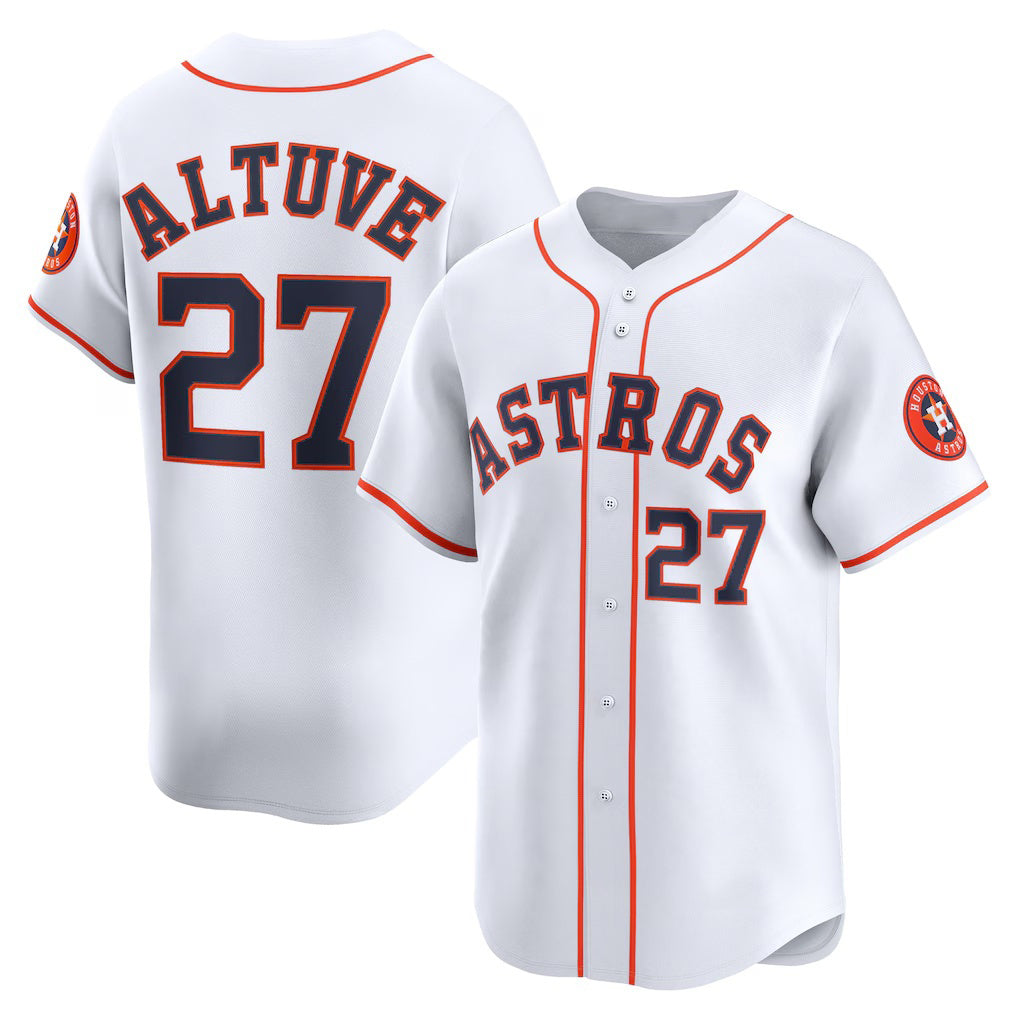 Houston Astros #27 Jose Altuve White RONA Home Limited Player Jersey