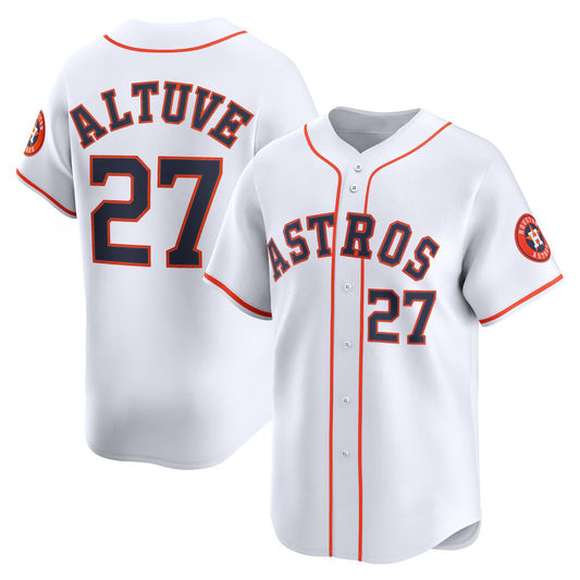 Houston Astros #27 Jose Altuve White RONA Home Limited Player Jersey