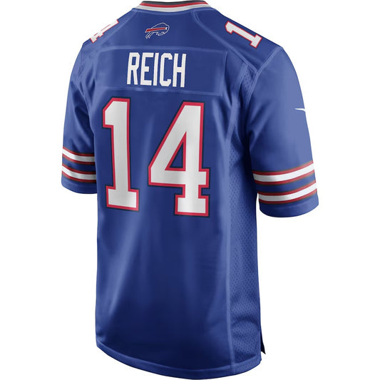 B.Bills #14 Frank Reich Royal RONA Game Retired Player Jersey