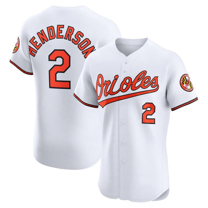 Baltimore Orioles #2 Gunnar Henderson White RONA Home Elite Jersey