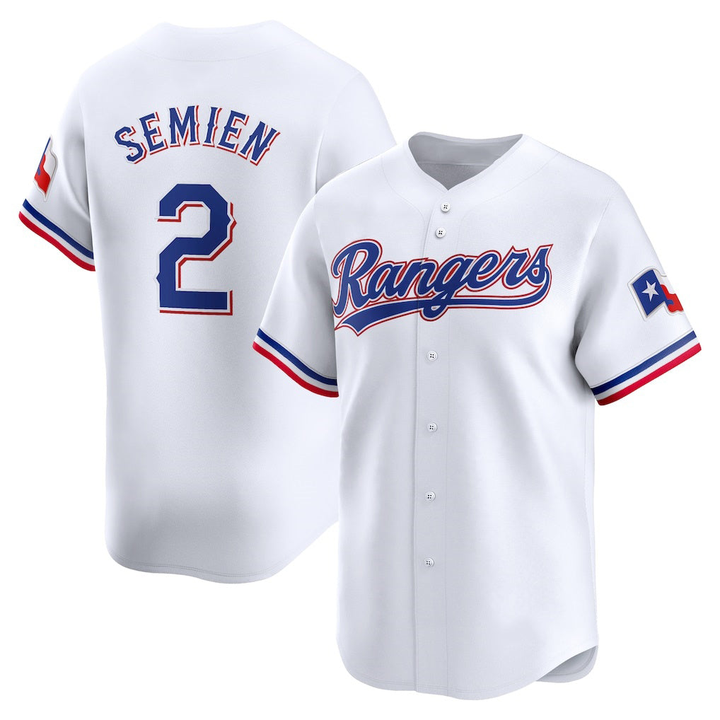 Texas Rangers #2 Marcus Semien White RONA Home Limited Player Jersey
