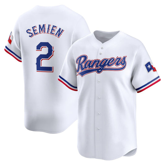 Texas Rangers #2 Marcus Semien White RONA Home Limited Player Jersey