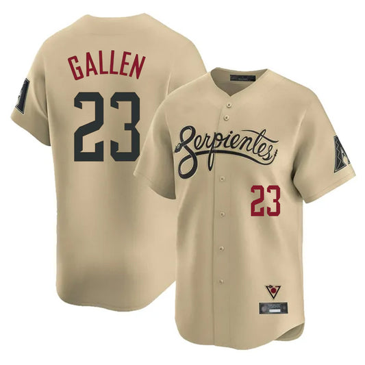 Arizona Diamondbacks #23 Zac Gallen Player Tan RONA City Connect Limited Home Game Stitched Jerseys