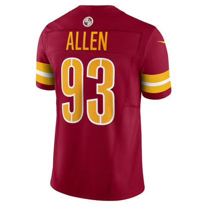 W.Commanders #93 Jonathan Allen Vapor F.U.S.E. Limited Jersey - Burgundy RONA