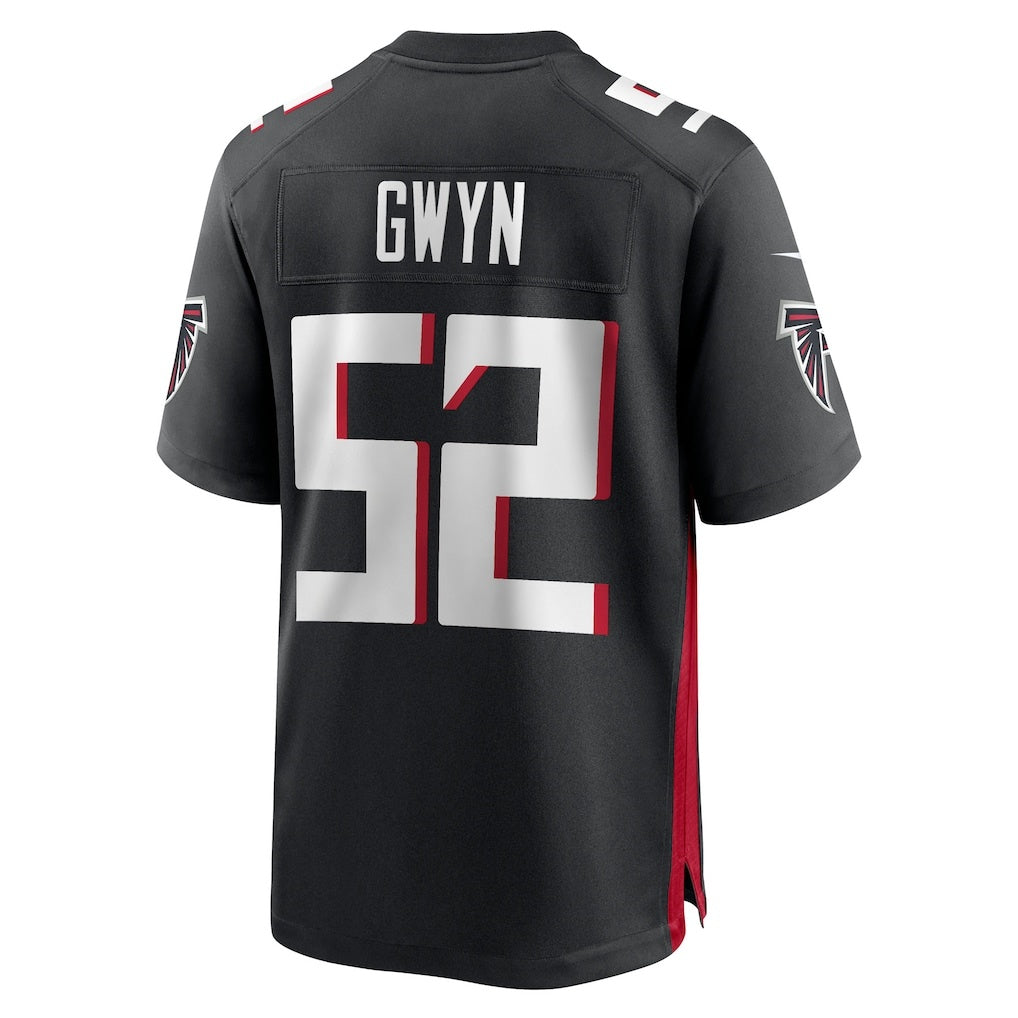 A.Falcons #52 Jovaughn Gwyn Black RONA Team Game Jersey