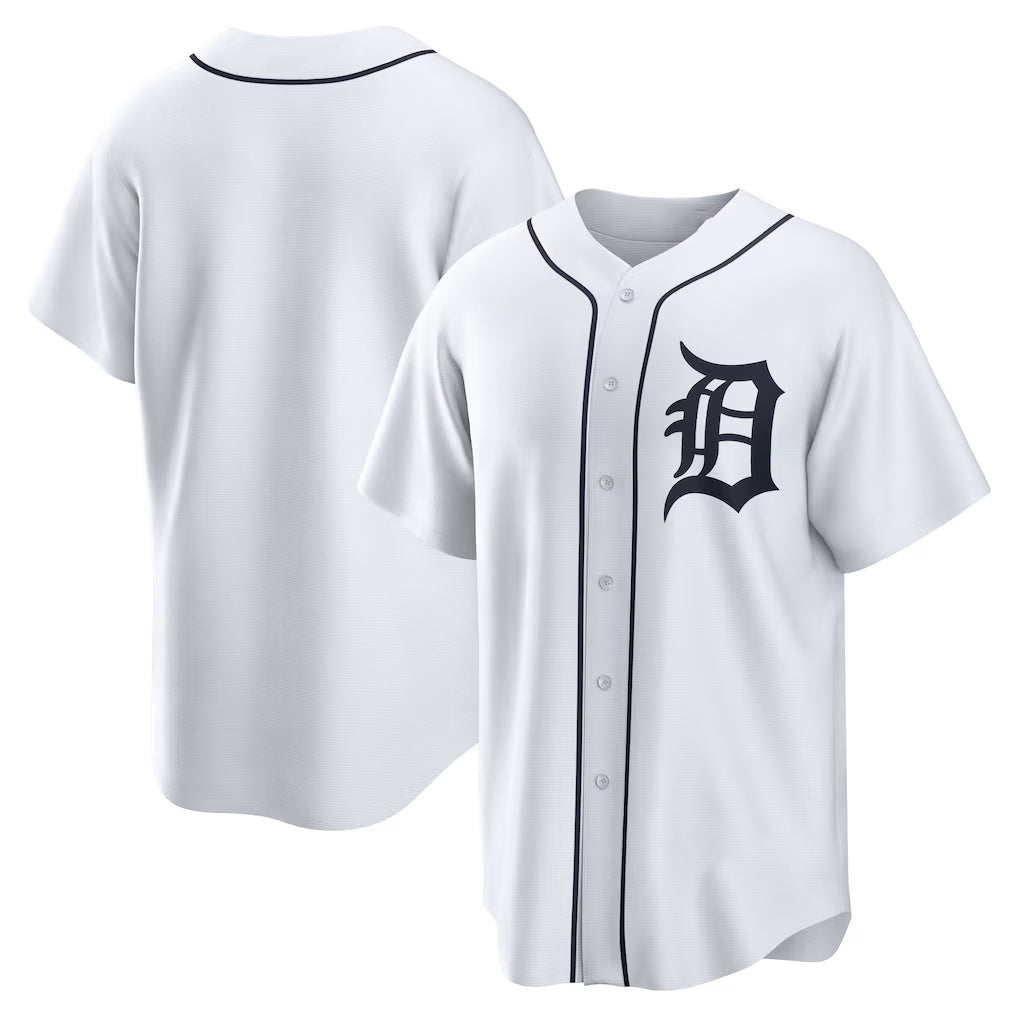 Detroit Tigers White RONA Home Replica Team Jersey
