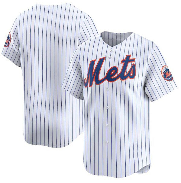 New York Mets Blank 2024 White RONA Home Limited Stitched Jersey