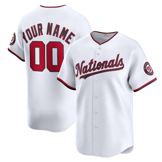 Custom Washington Nationals White RONA Home Limited Jersey
