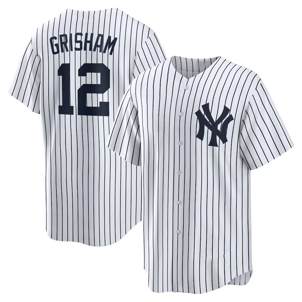 New York Yankees #12 Trent Grisham RONA White Home Replica Jersey