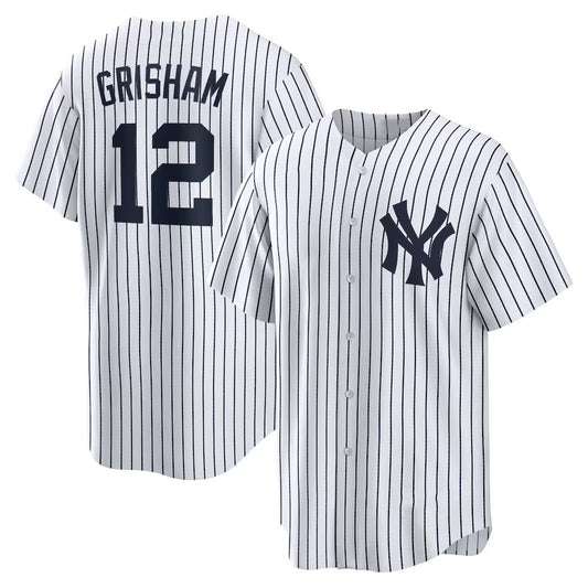 New York Yankees #12 Trent Grisham RONA White Home Replica Jersey