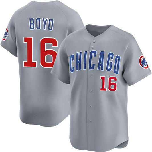 Chicago Cubs #16 Matthew Boyd Grey RONA Limited Stitched Jersey
