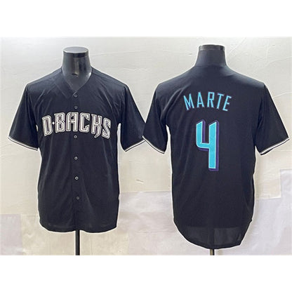 Arizona Diamondbacks #4 Ketel Marte Black RONA Stitched Jersey