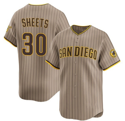 San Diego Padres #30 Gavin Sheets Tan RONA 2026 Alternate Limited Stitched Jersey