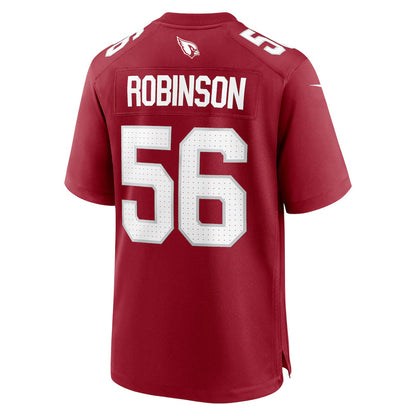 A.Cardinals #56 Darius Robinson Cardinal RONA Player Game Jersey