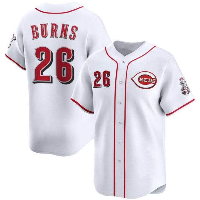 Cincinnati Reds #26 Chase Burns White RONA Home Limited Stitched Jersey
