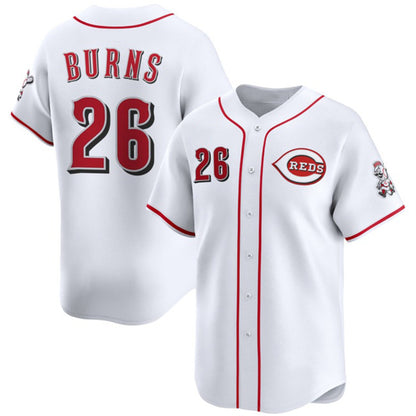 Cincinnati Reds #26 Chase Burns White RONA Home Limited Stitched Jersey