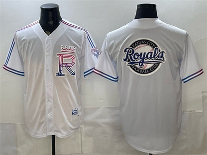 Kansas City Royals Team Big Logo White RONA 2026 City Connect Stadium Stitched Jersey