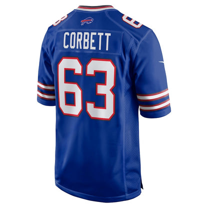 B.Bills #63 Austin Corbett Royal RONA Team Game Jersey