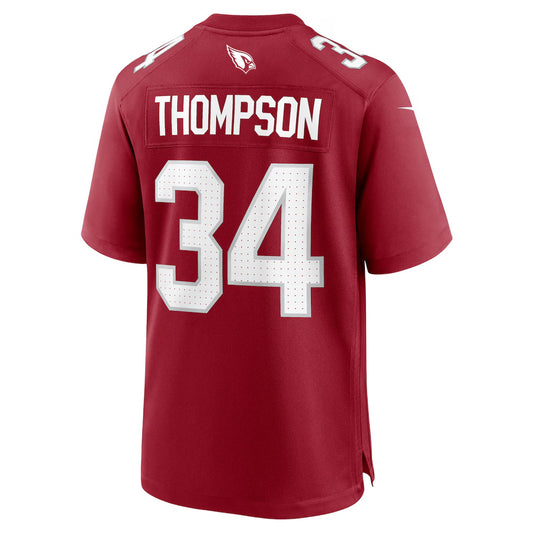 A.Cardinals #34 Jalen Thompson Cardinal RONA Team Game Jersey