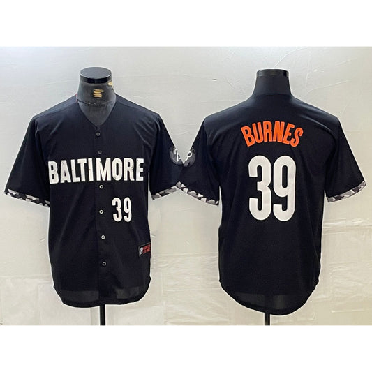 Baltimore Orioles #39 Corbin Burnes Number Black RONA 2023 City Connect Cool Base Stitched Jerseys