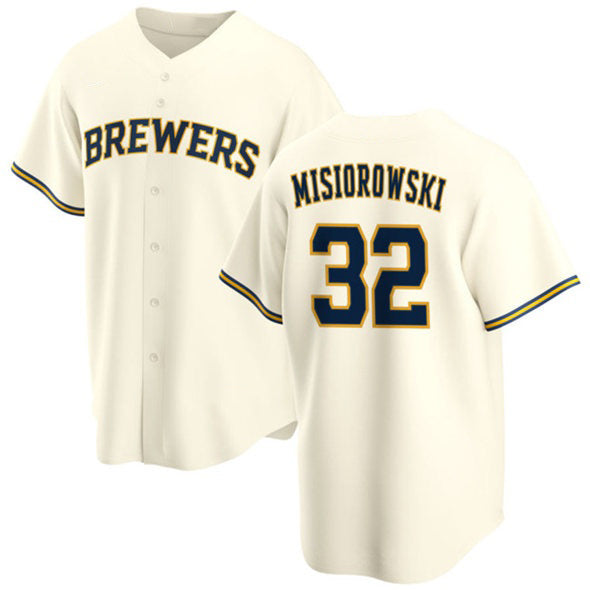 Milwaukee Brewers #32 Jacob Misiorowski Cream RONA 2025 Stitched Jersey